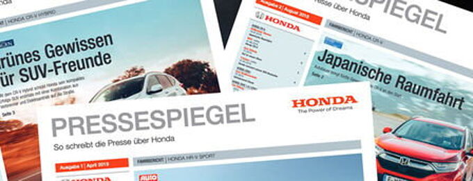 Honda Pressespiegel News